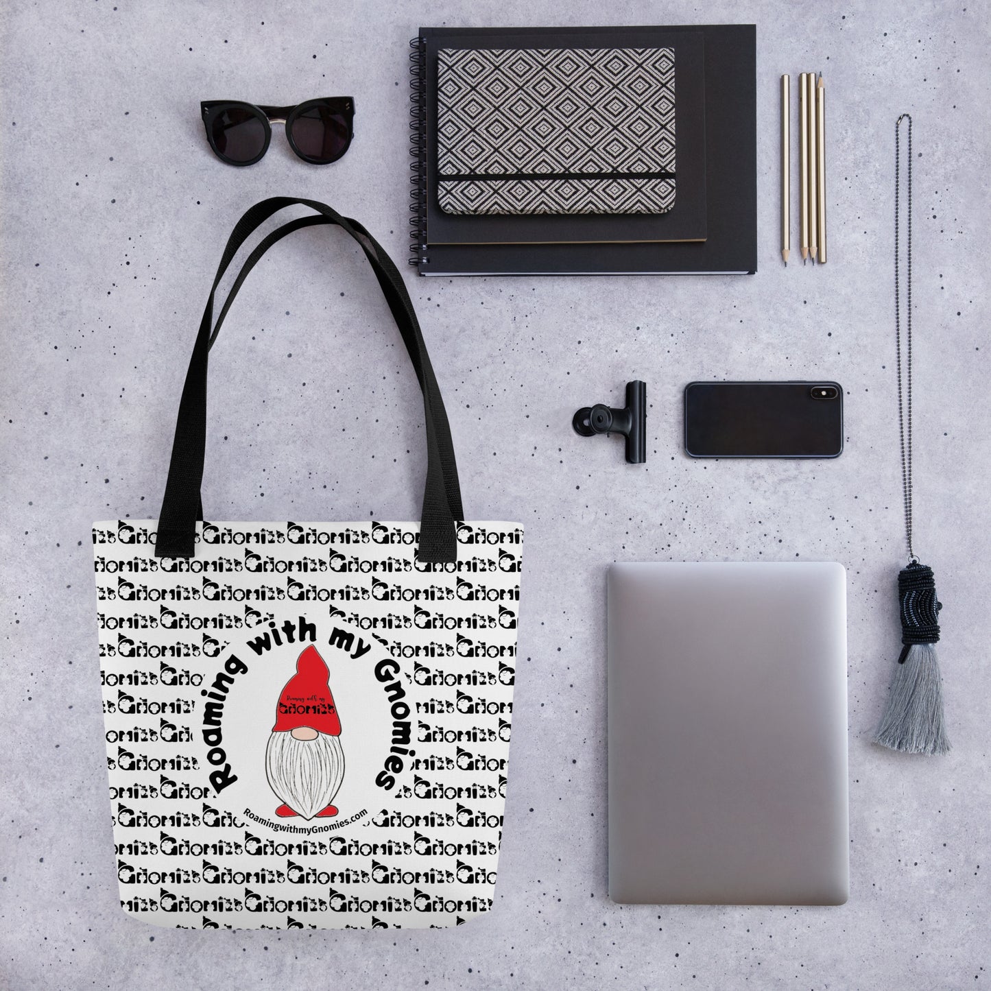 Roaming with my Gnomies Tote bag