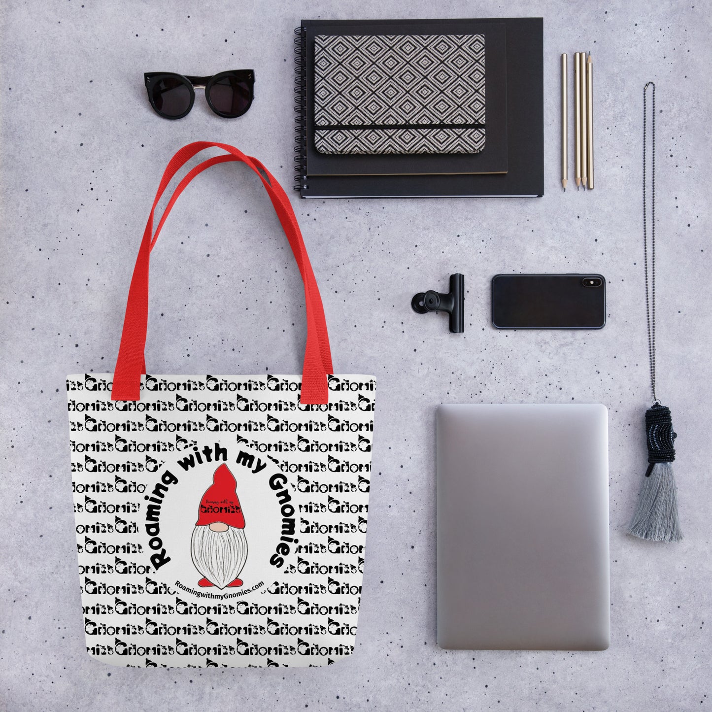 Roaming with my Gnomies Tote bag