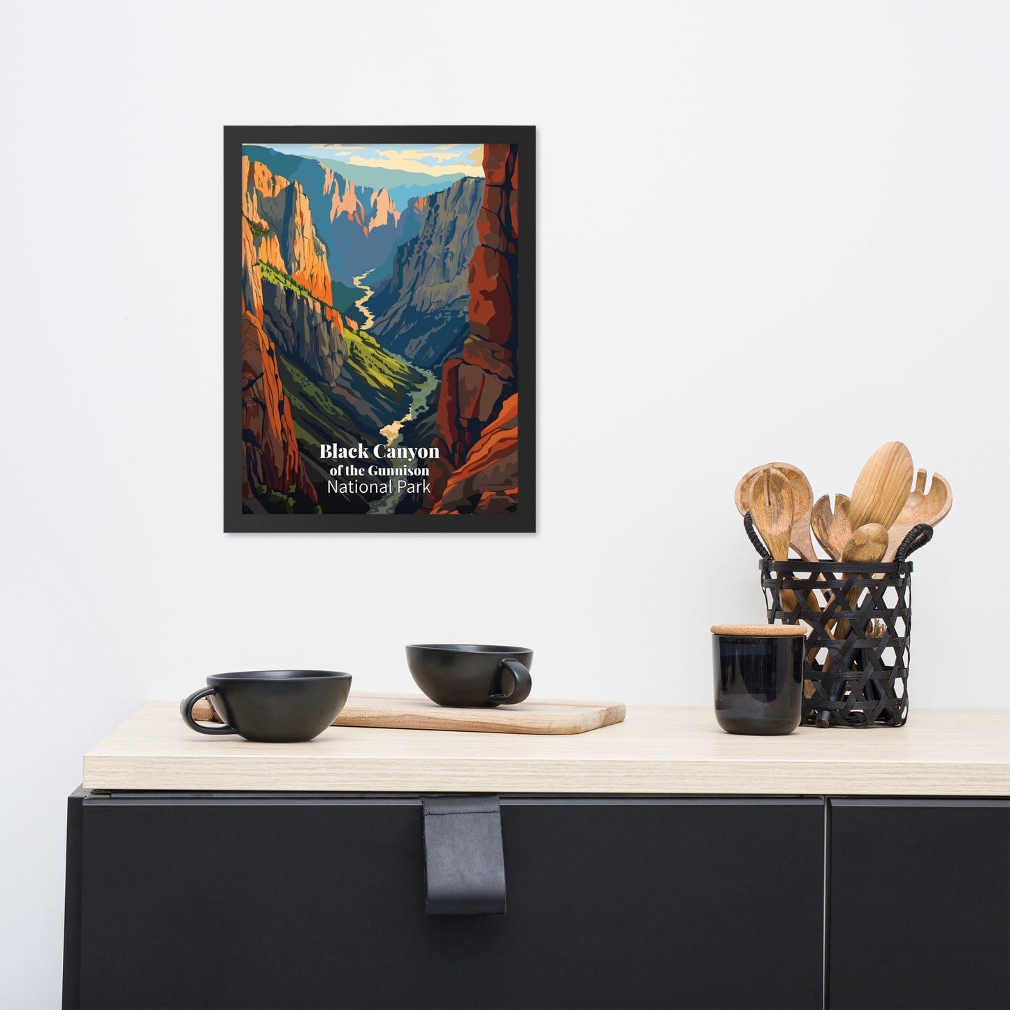 Black Canyon Framed poster