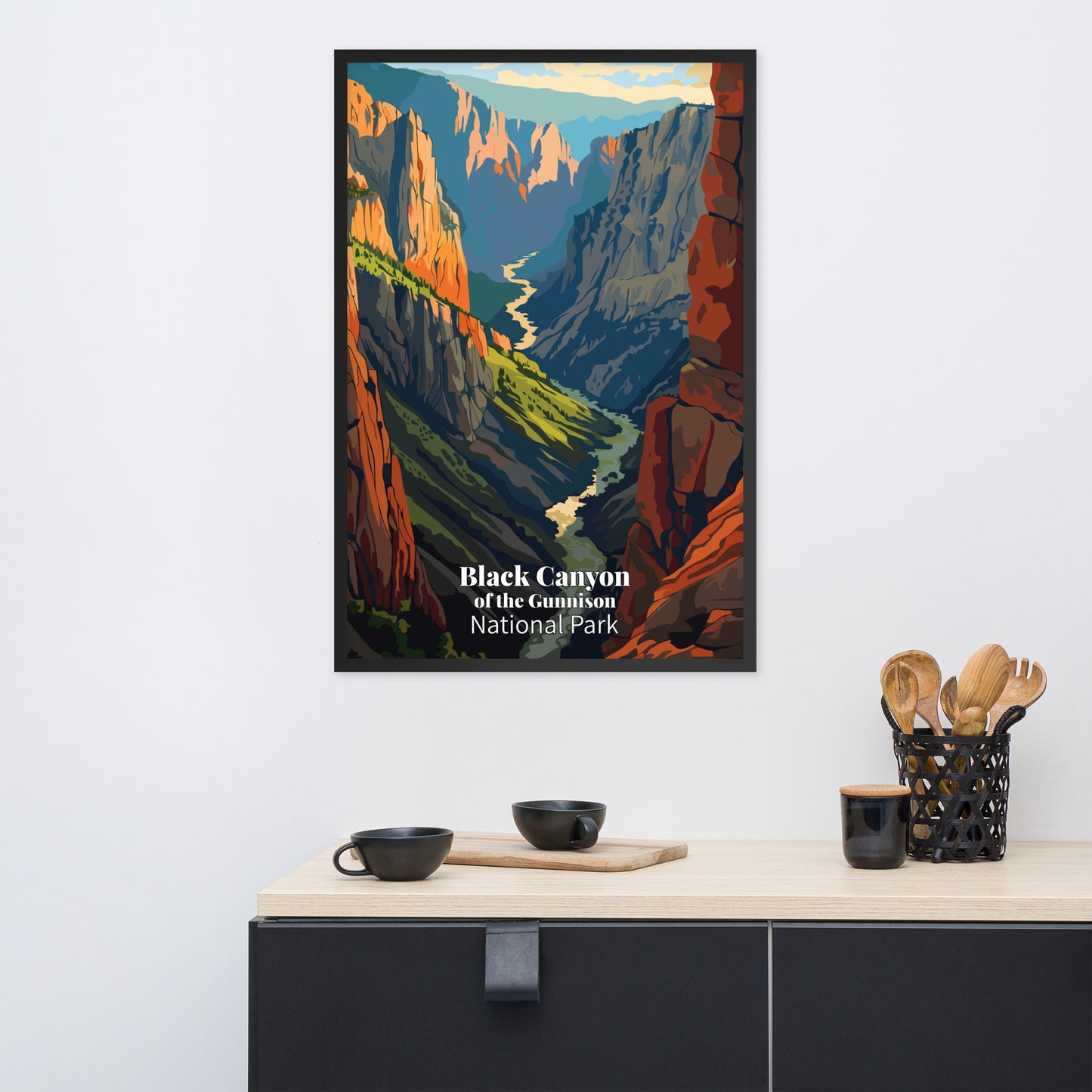 Black Canyon Framed poster