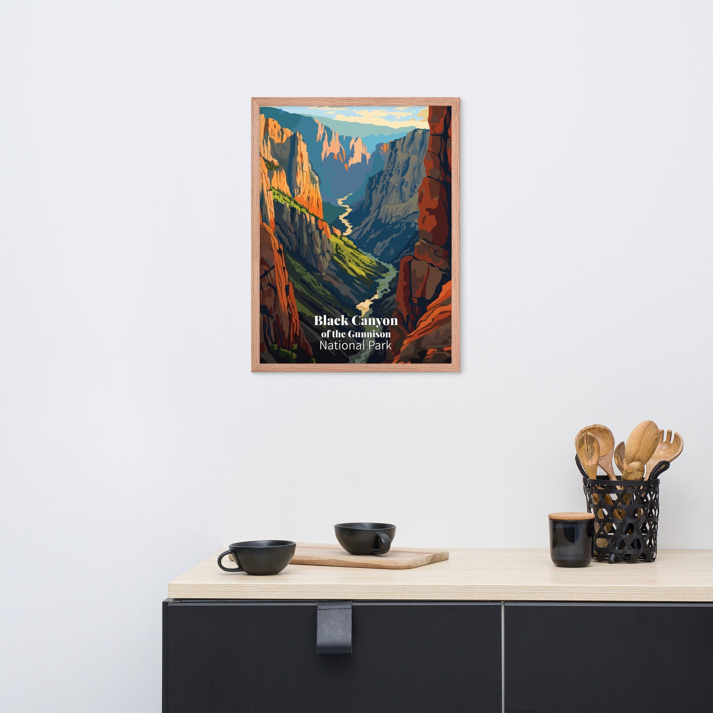 Black Canyon Framed poster