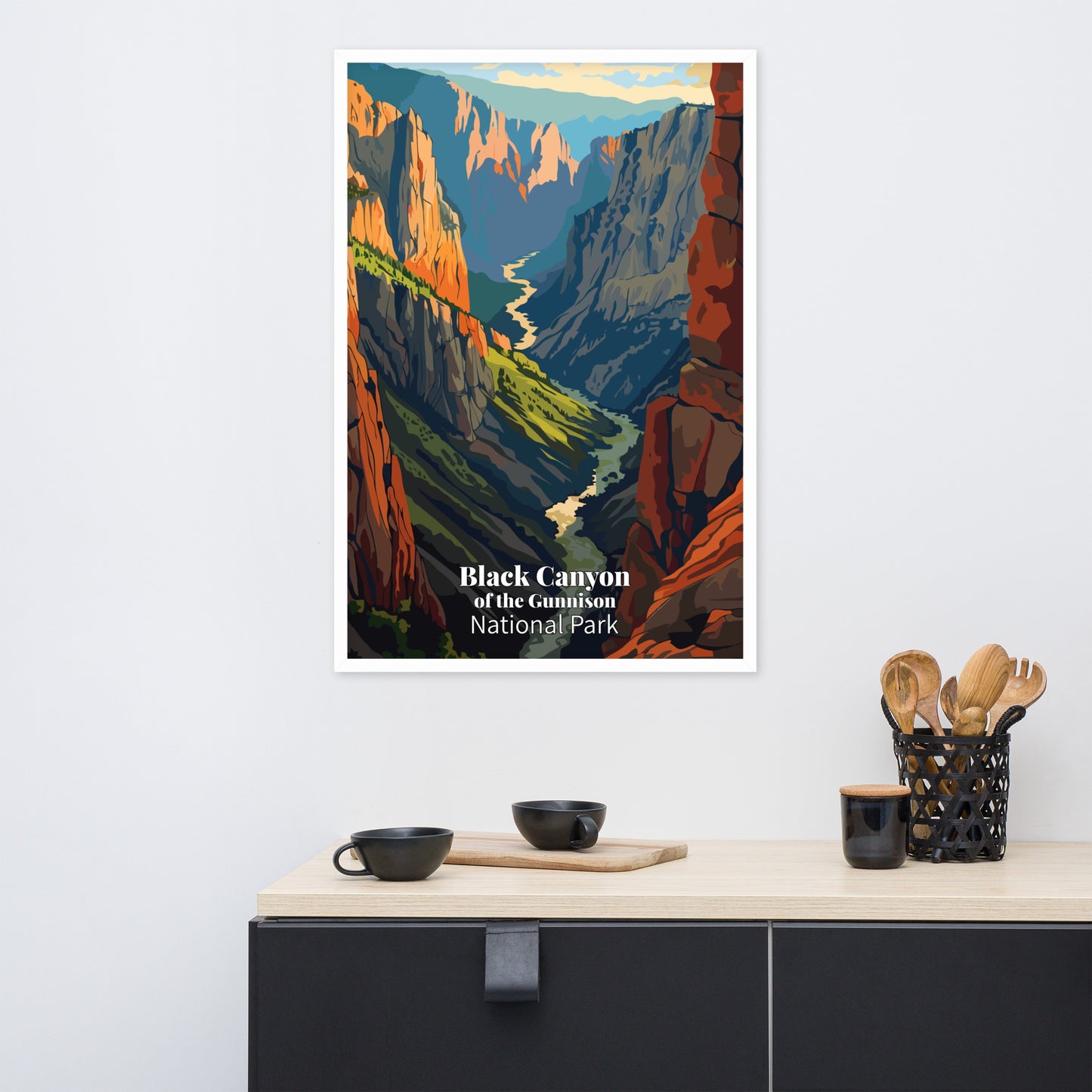 Black Canyon Framed poster