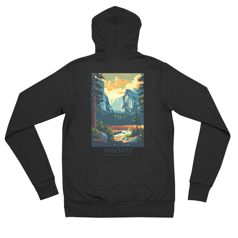 Yosemite Unisex zip hoodie