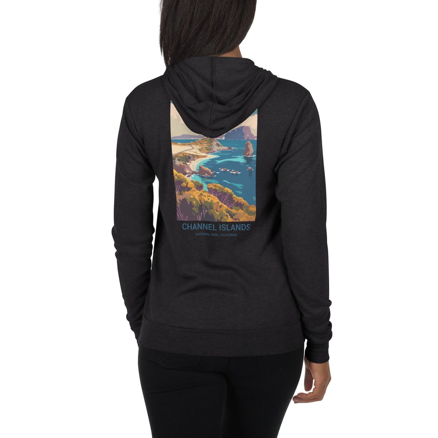 Channel Islands Unisex zip hoodie