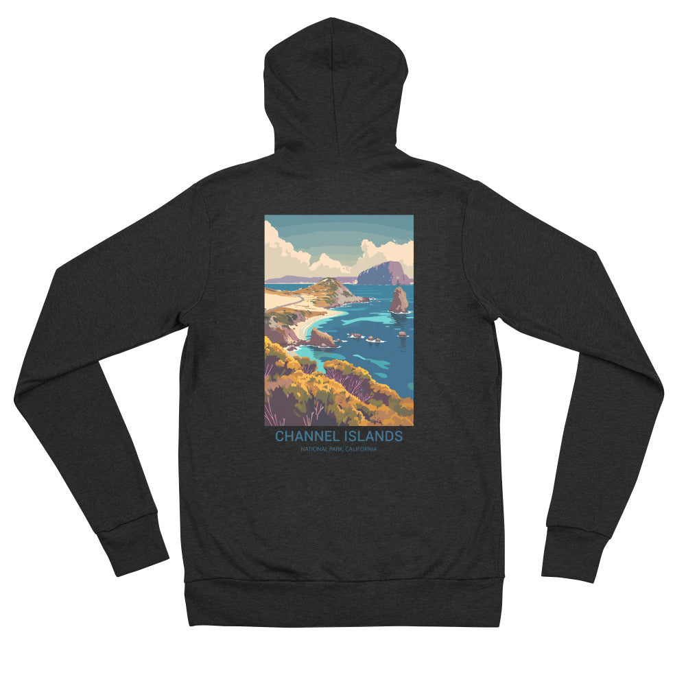 Channel Islands Unisex zip hoodie