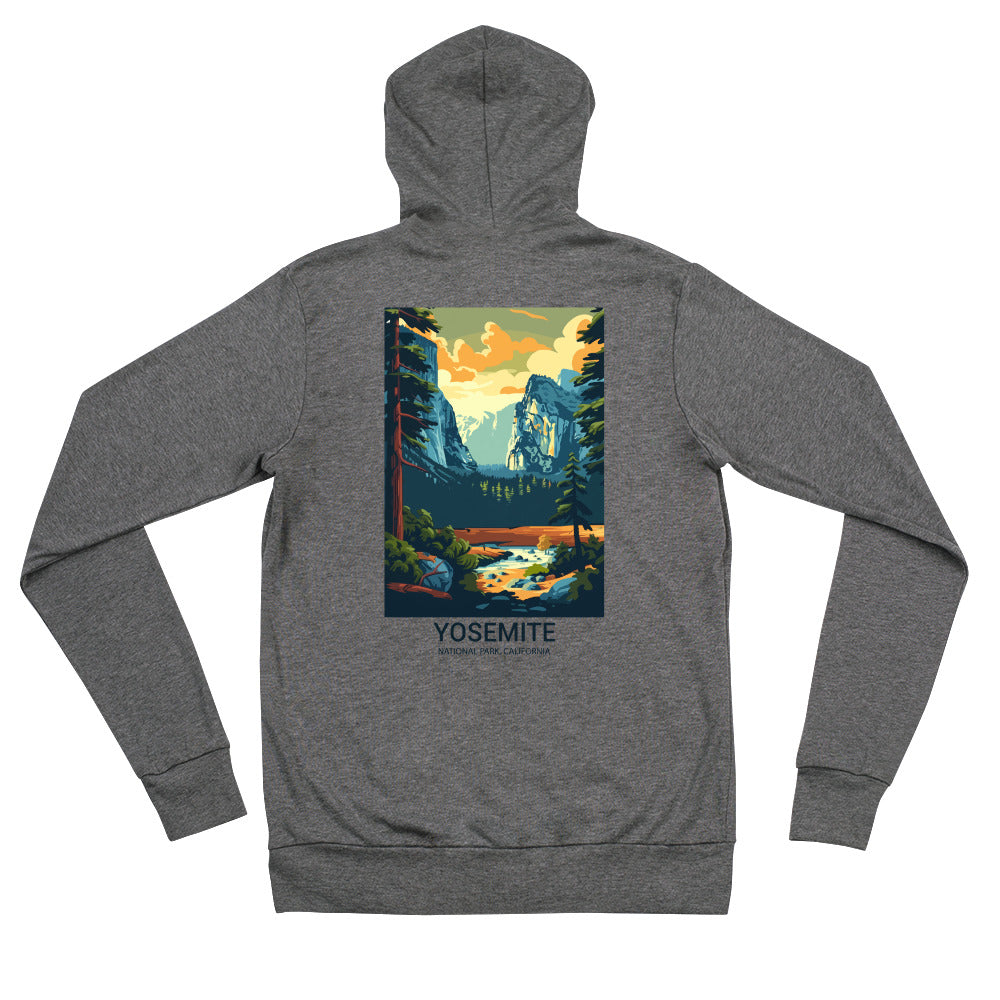 Yosemite Unisex zip hoodie