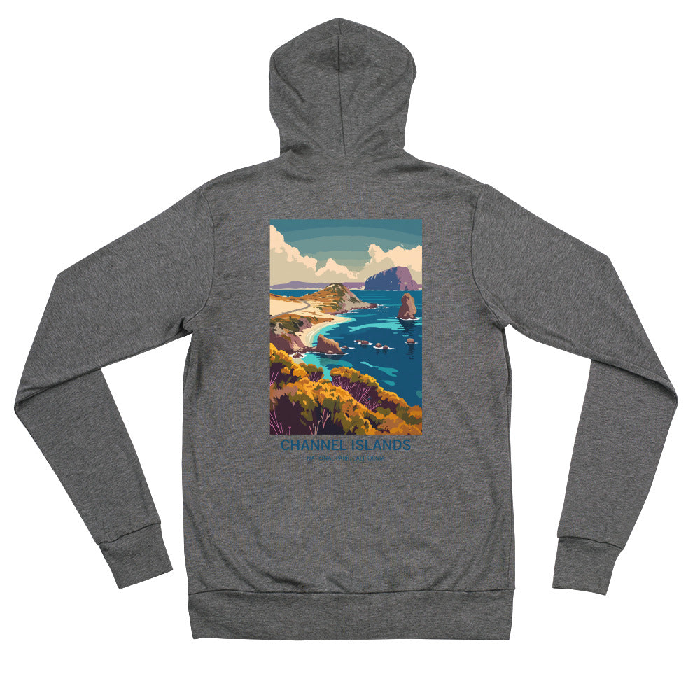 Channel Islands Unisex zip hoodie