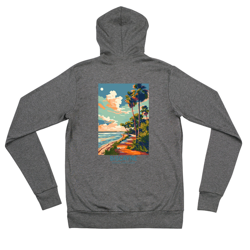 Biscayne Unisex zip hoodie