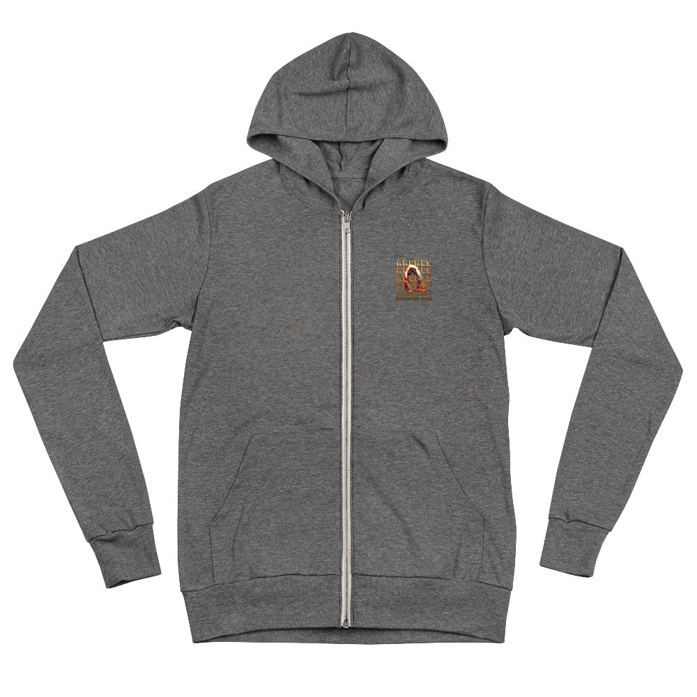 Arches Unisex zip hoodie